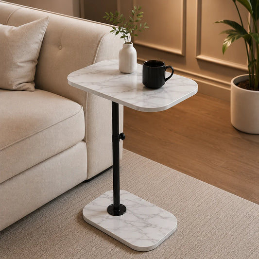 C Shape Adjustable Side Table