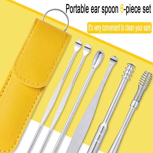 Ear Wax Cleaning Kit โ 6 Pcs Ear Picks